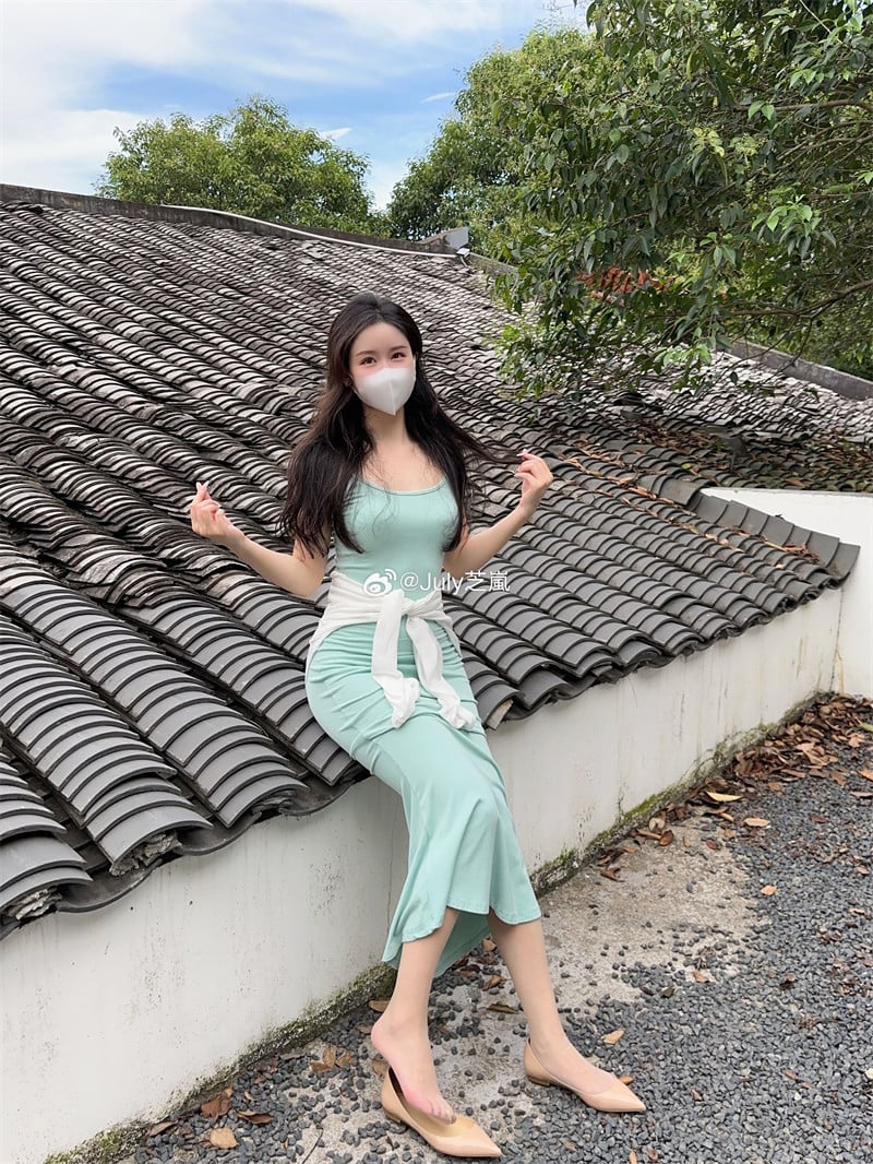 颜值不减，口罩小姐姐的美丽密码！@July芝嵐